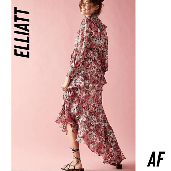 FREE PEOPLE ELLIATT DORIAN MAXI DRESS NWT XS - Picture 3 of 12